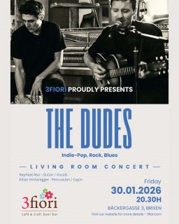 Coming up: Next week, Friday❗️
.
.
#3fiori #3fiorievents #visitbrixen #beerandsnacks #olympia2026