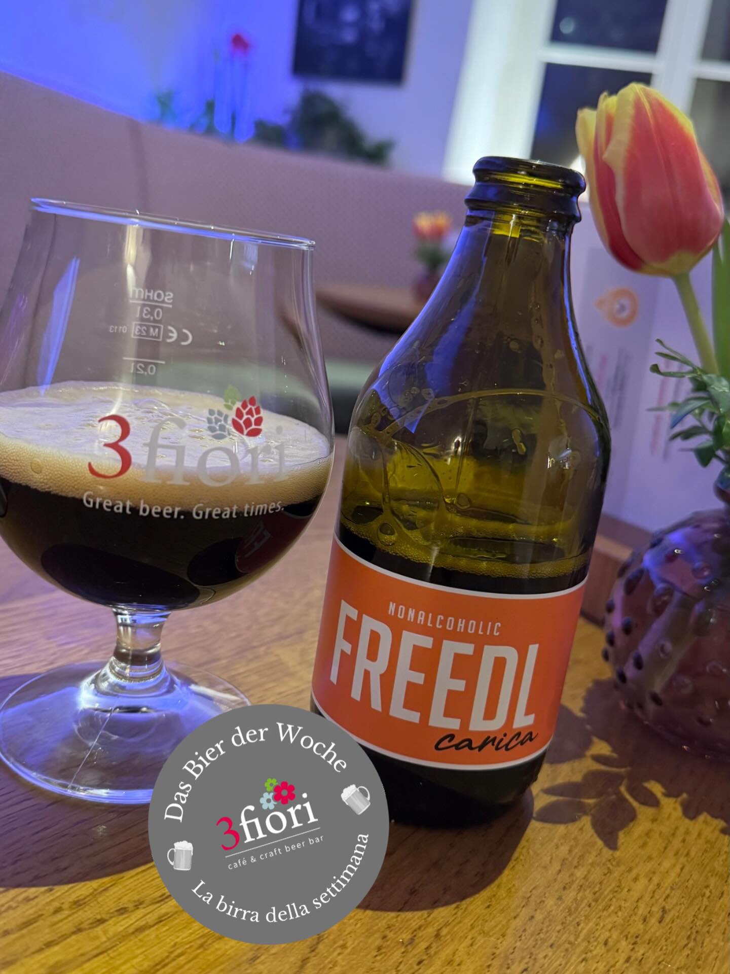 Das Bier der Woche | La nuova birra della settimana: "Carica", Alkoholfreies Stout, Pfefferlechner, Lana, 0,33l
.
.
.
#3fiori #dasbierderwoche #labirradellasettimana #altstadtbrixen #beerandsnacks