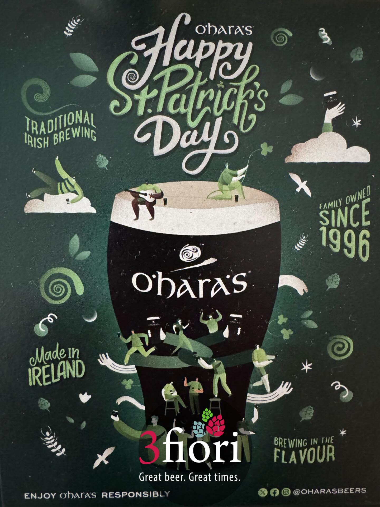 HEUTE ist St. Patrick's day!!!
Get your Pint of O'Hara's❗️
.
.
.
#3fiori #stpatricksday🍀 #altstadtbrixen #visitbrixen #beerandsnacks