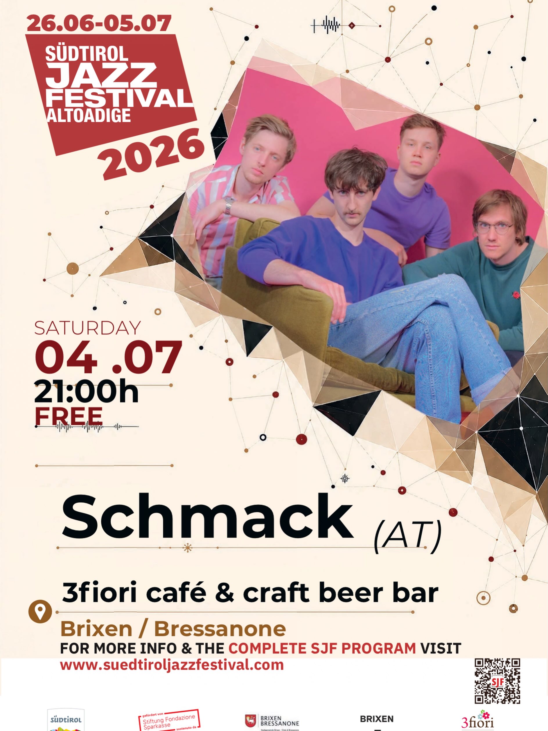 Coming up THIS Saturday!
.
.
.
.
#südtiroljazzfestivalaltoadige #3fiori #südtirolercraftbeer #altstadtbrixen #visitbrixen