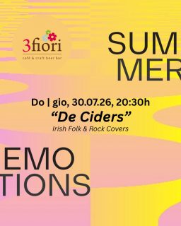 THIS THURSDAY!!!! 20:30❗️❗️
.
.
.
#3fiori #summeremotions #altstadtbrixen #beerandsnacks #bestofbrixen