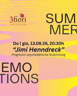 THIS THURSDAY | 20:30 | 3fiori Bx
.
.
.
.
.
#3fiori #altstadtbrixen #beerandsnacks #summeremotions #3fioribeer